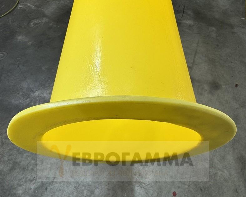 Полиуретановые вкладыши в самотеки толщиной от 4 мм